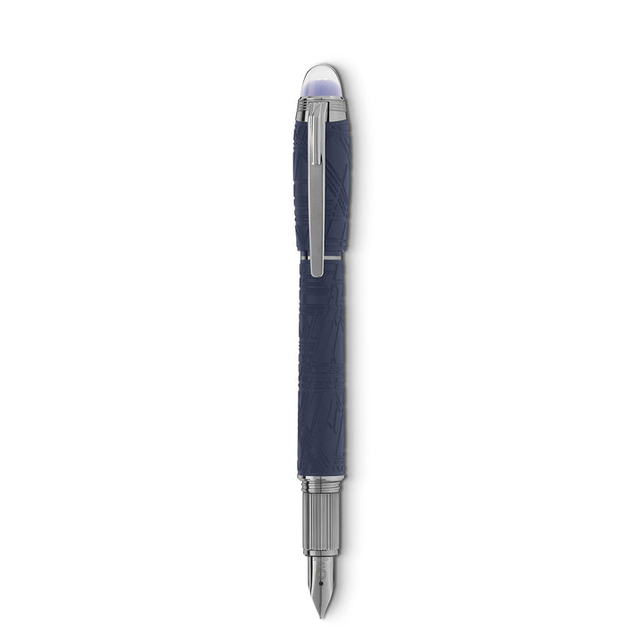 Montblanc StarWalker SpaceBlue Precious Resin Fountain Pen MB130211