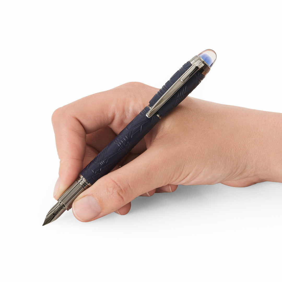 Montblanc StarWalker SpaceBlue Precious Resin Fountain Pen MB130211