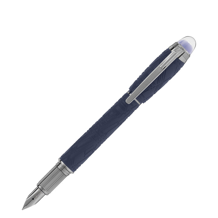 Montblanc StarWalker SpaceBlue Precious Resin Fountain Pen MB130211