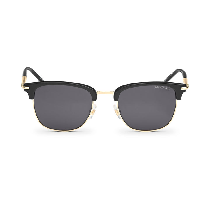 Montblanc Rectangular Sunglasses with Black Colored Injected Frame (M) MB130855