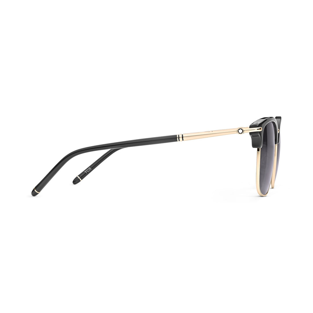 Montblanc Rectangular Sunglasses with Black Colored Injected Frame (M) MB130855