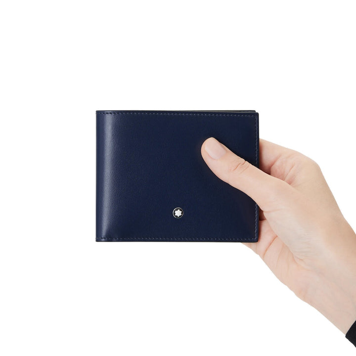 Montblanc Meisterstück Wallet 6cc Ink Blue MB131692
