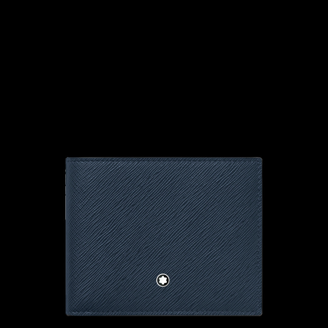 Montblanc Sartorial Wallet 6cc Ink Blue MB131721
