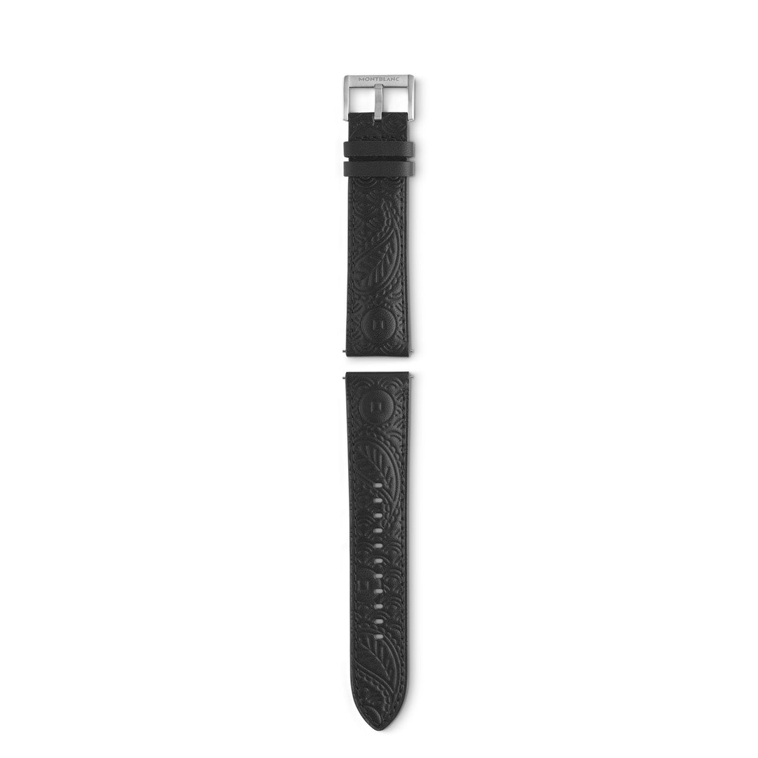 Montblanc Around the World in 80 Days Year 2 Edition - Calf strap with gray pin buckle MB131811