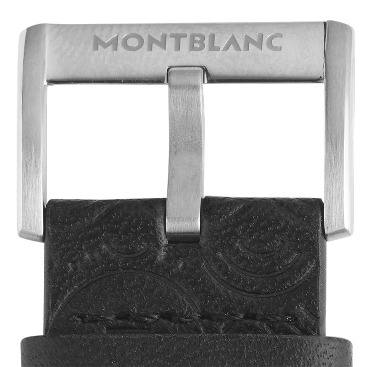Montblanc Around the World in 80 Days Year 2 Edition - Calf strap with gray pin buckle MB131811