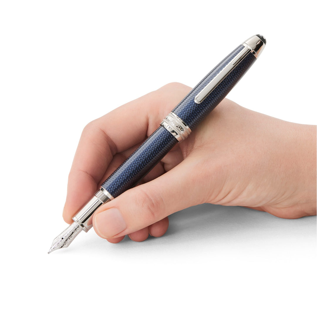 Montblanc Meisterstück Solitaire Blue Hour LeGrand Fountain Pen MB132096M