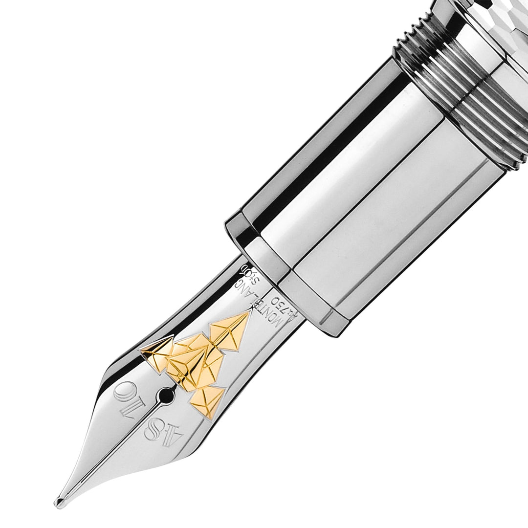 Montblanc Meisterstück Geometry Solitaire LeGrand Fountain Pen MB132128M