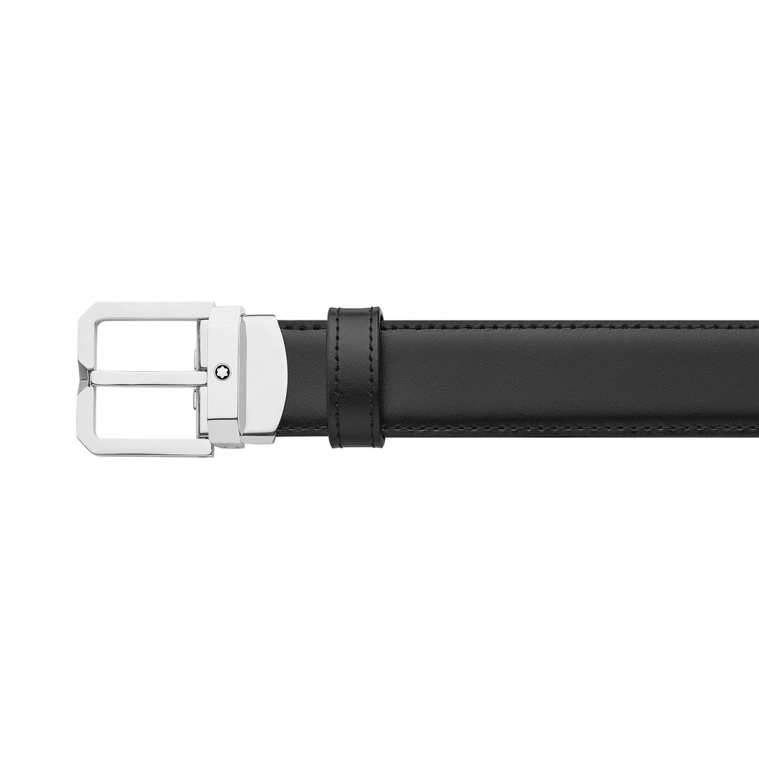 Montblanc Black/Brown 30 mm Reversible Leather Belt MB132873