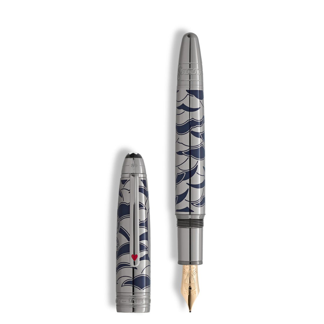 Montblanc Meisterstück Around the World in 80 Days Solitaire LeGrand Fountain Pen MB132897M