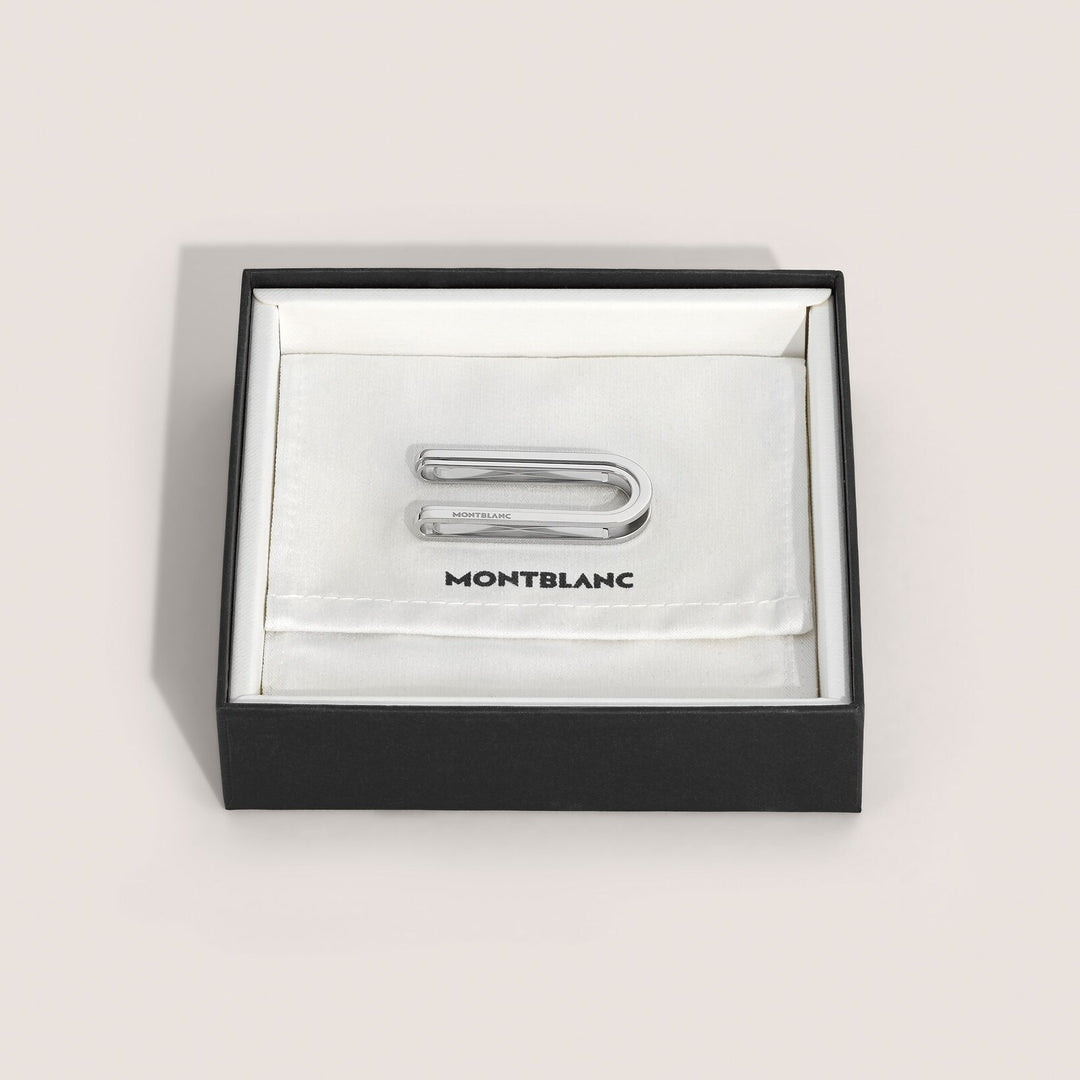 Montblanc Money Clip Great Characters Homage to The Great Gatsby in stainless steel MB132982
