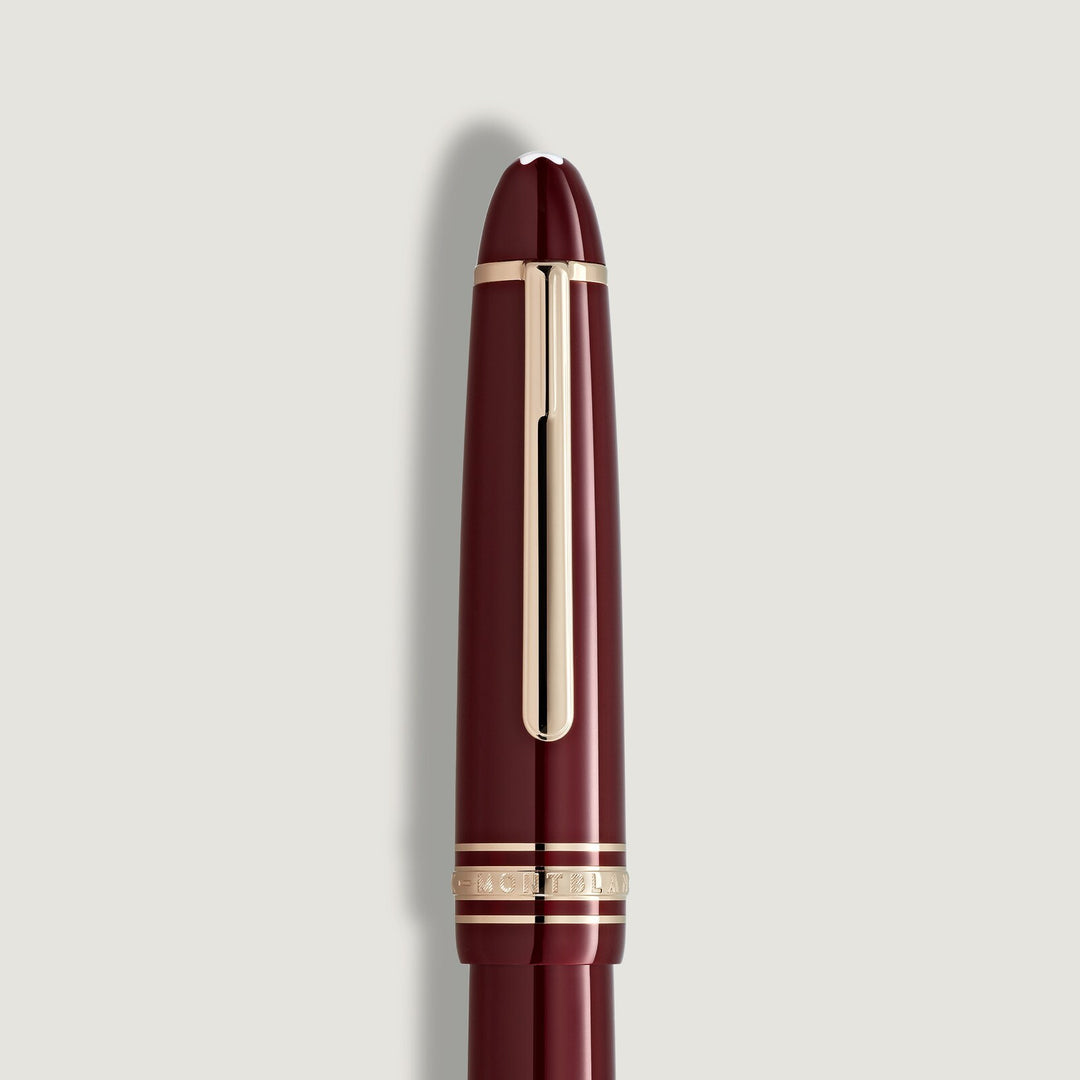 Montblanc Meisterstück Burgundy Red LeGrand Fountain Pen MB133004
