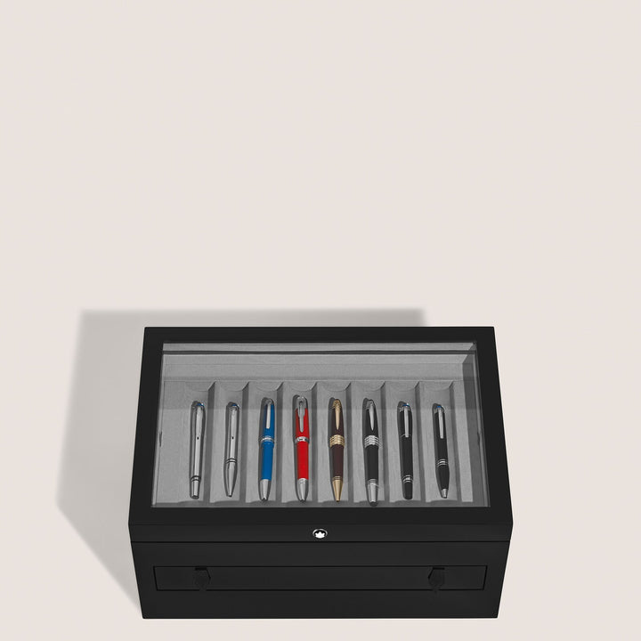 Montblanc Large collector Box in wood and lacquer for 24 writing instruments MB133157