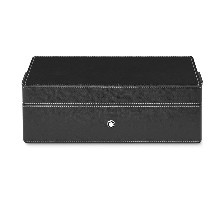 Montblanc Desk Box in leather for three writing instruments and an ink bottle MB133158