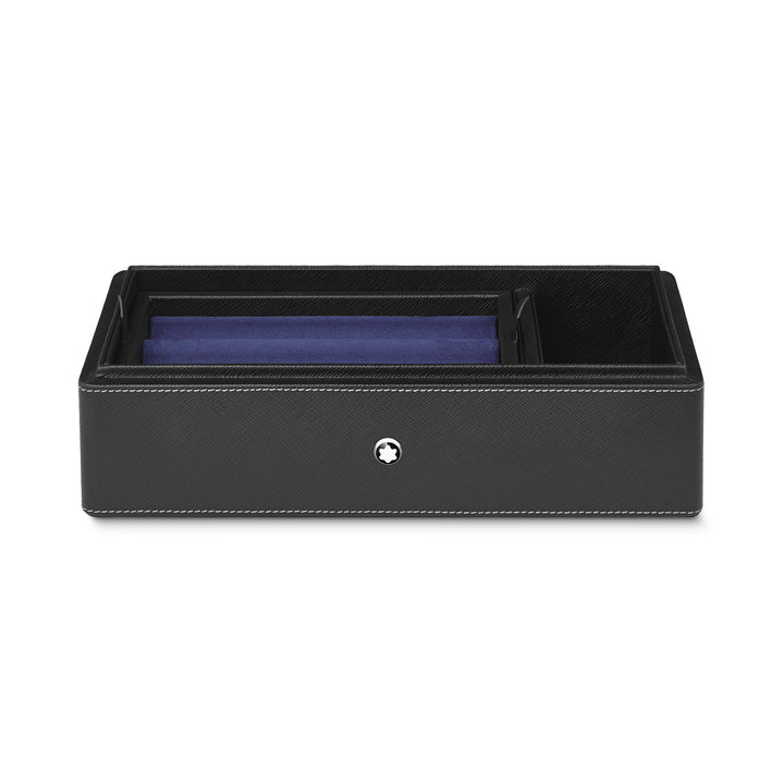 Montblanc Desk Box in leather for three writing instruments and an ink bottle MB133158