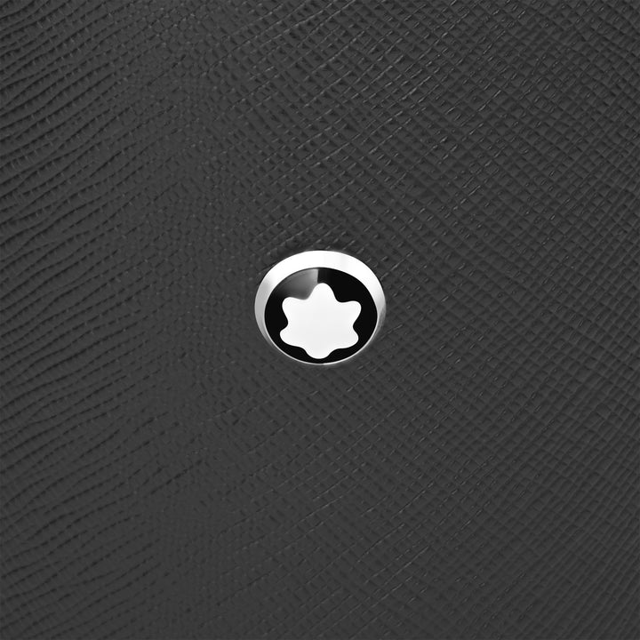 Montblanc Round pen holder in black leather MB133163