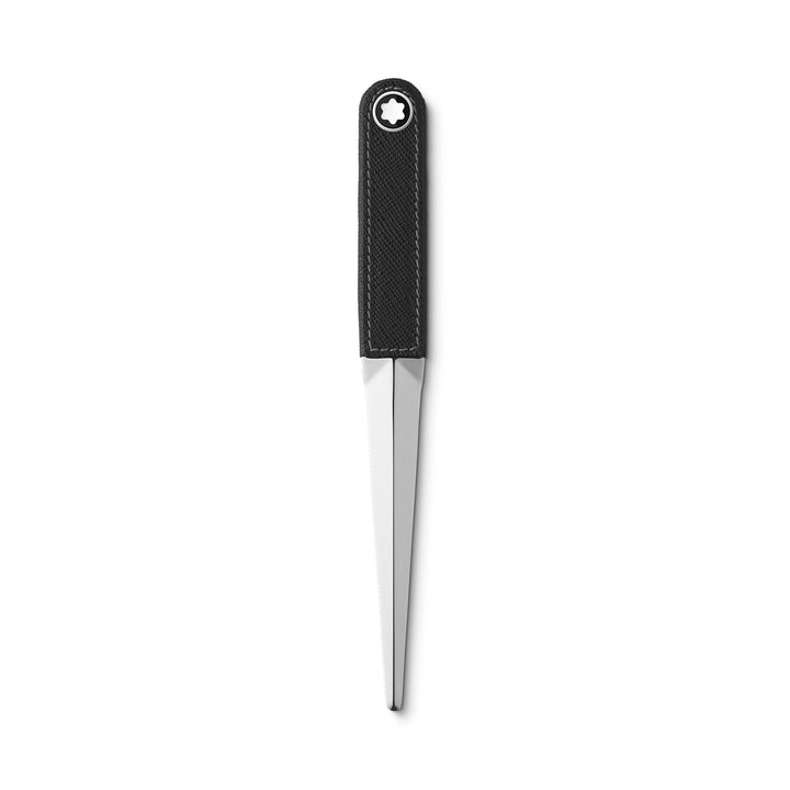 Montblanc Letter Opener in steel and leather MB133176