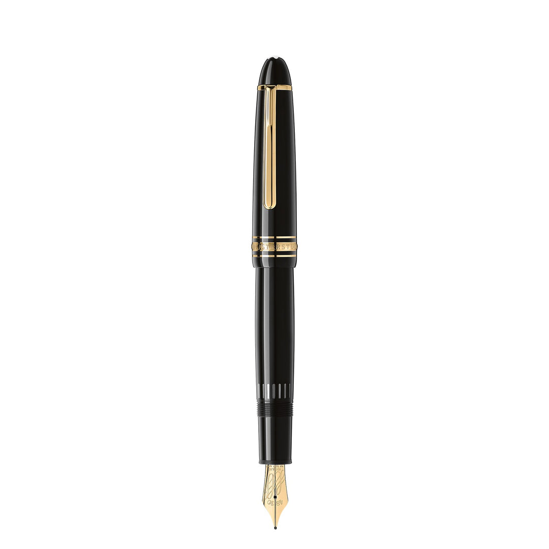 Montblanc Meisterstück Gold-Coated LeGrand Calligraphy Fountain Pen Flexible Nib MB134040