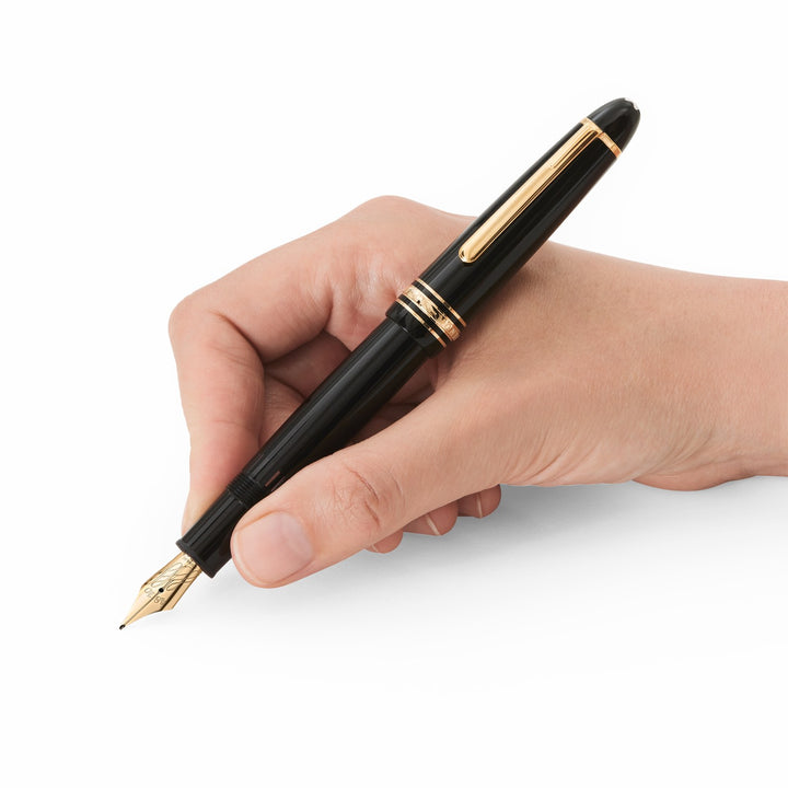 Montblanc Meisterstück Gold-Coated LeGrand Calligraphy Fountain Pen Flexible Nib MB134040