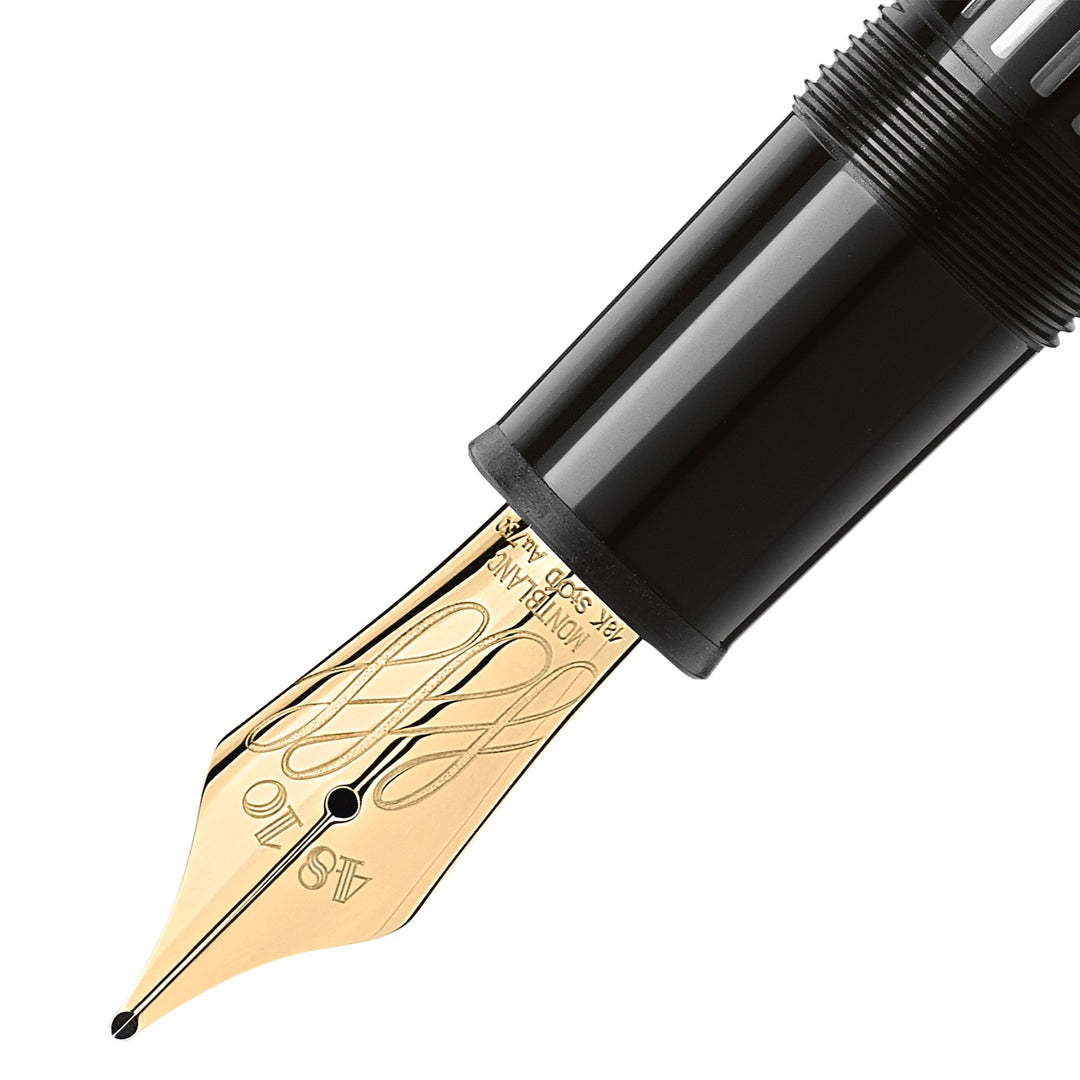 Montblanc Meisterstück Gold-Coated LeGrand Calligraphy Fountain Pen Flexible Nib MB134040