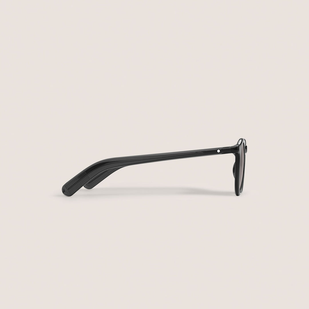 Montblanc Round Sunglasses with Black injected Acetate Frame MB134460