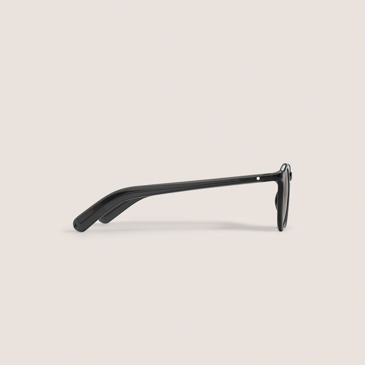 Montblanc Round Sunglasses with Black injected Acetate Frame MB134460