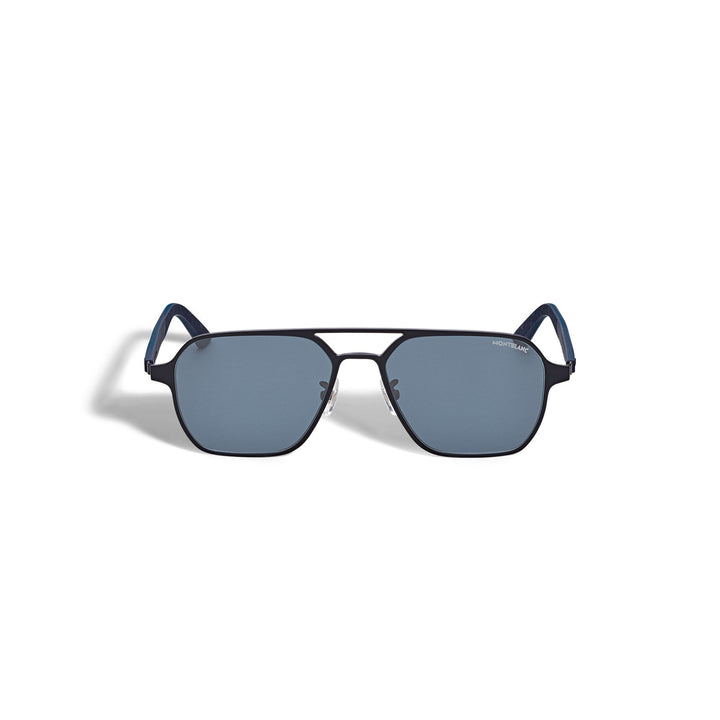 Montblanc Squared Sunglasses with Black Metal Frame MB134465