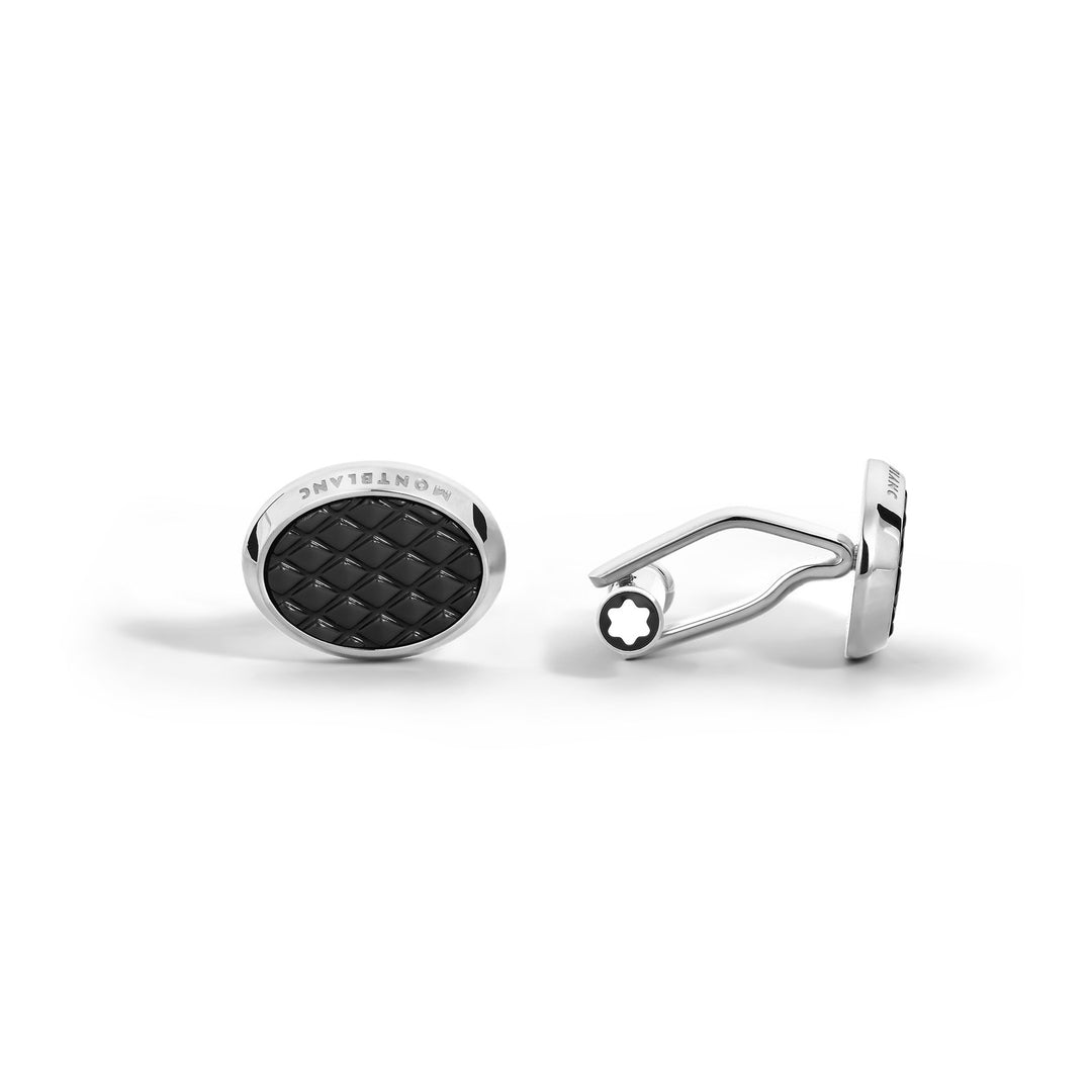 Montblanc Cufflinks, Meisterstück, Black Lacquer MB134468
