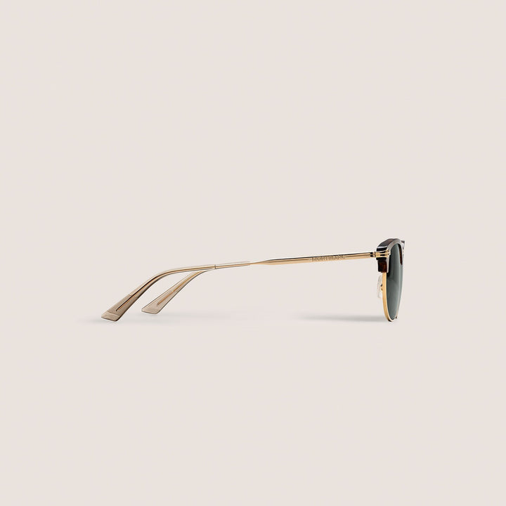 Montblanc Rectangular Sunglasses with Gold Coloured Metal Frame MB134474