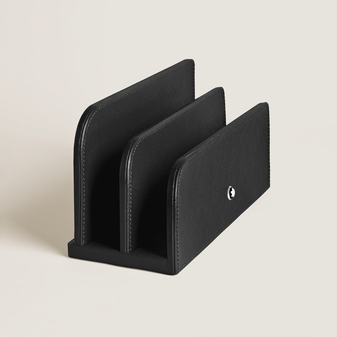 Montblanc Letter Rack, Saffiano Leather, Black MB134677