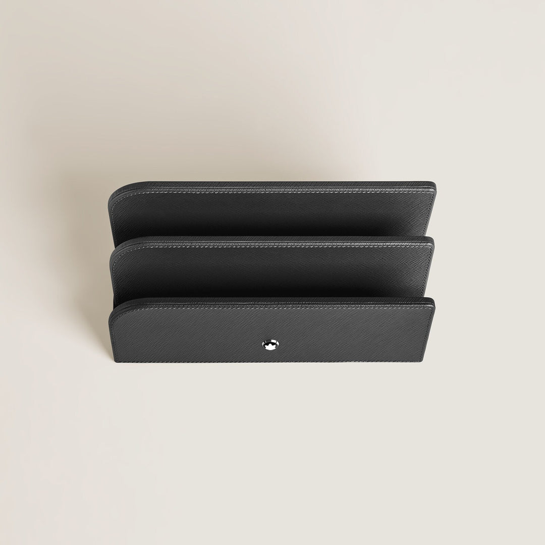 Montblanc Letter Rack, Saffiano Leather, Black MB134677