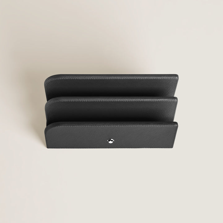 Montblanc Letter Rack, Saffiano Leather, Black MB134677