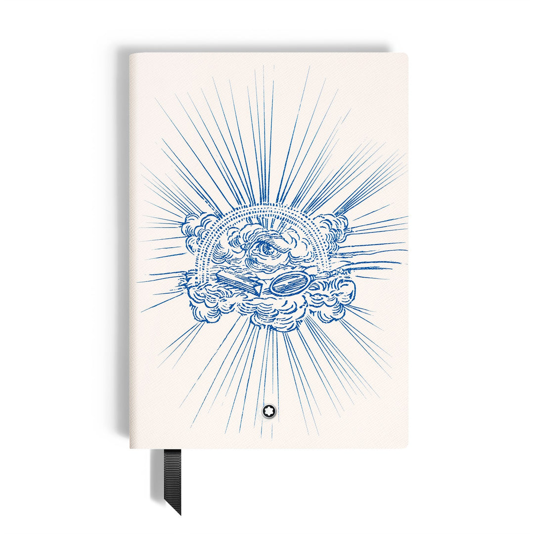 Montblanc Notebook Medium, Writers Edition Homage to Johann Wolfgang von Goethe, White, Lined Pages MB134714