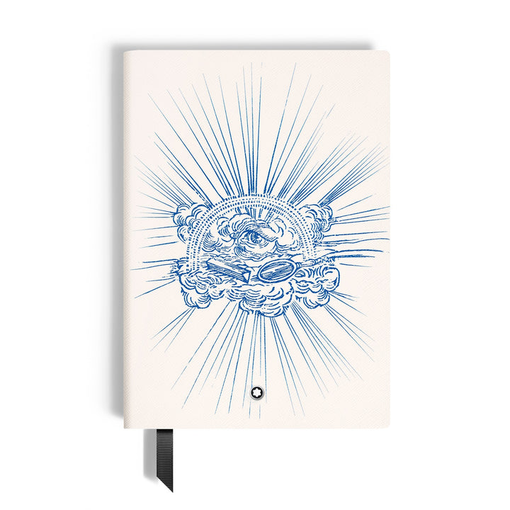 Montblanc Notebook Medium, Writers Edition Homage to Johann Wolfgang von Goethe, White, Lined Pages MB134714