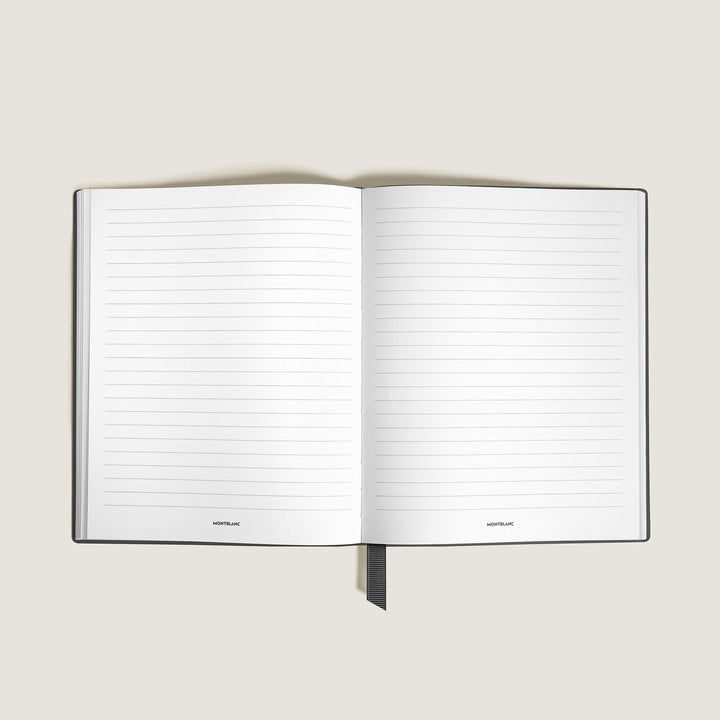 Montblanc Notebook Small, Black Leather, Black, Lined Pages MB134719