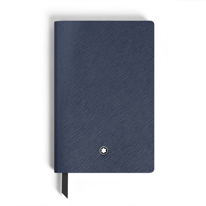 Montblanc Notebook Small, Ink Blue Leather, Blue, Blank Pages MB134724