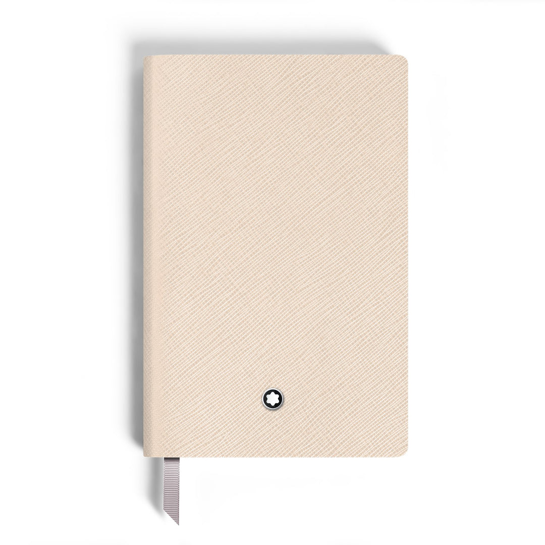 Montblanc Notebook Small, Saffiano Leather, Cloudy Beige - Lined Pages MB134729