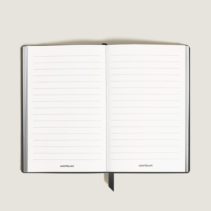 Montblanc Notebook Large, Black Leather, Black, Lined Pages MB134732
