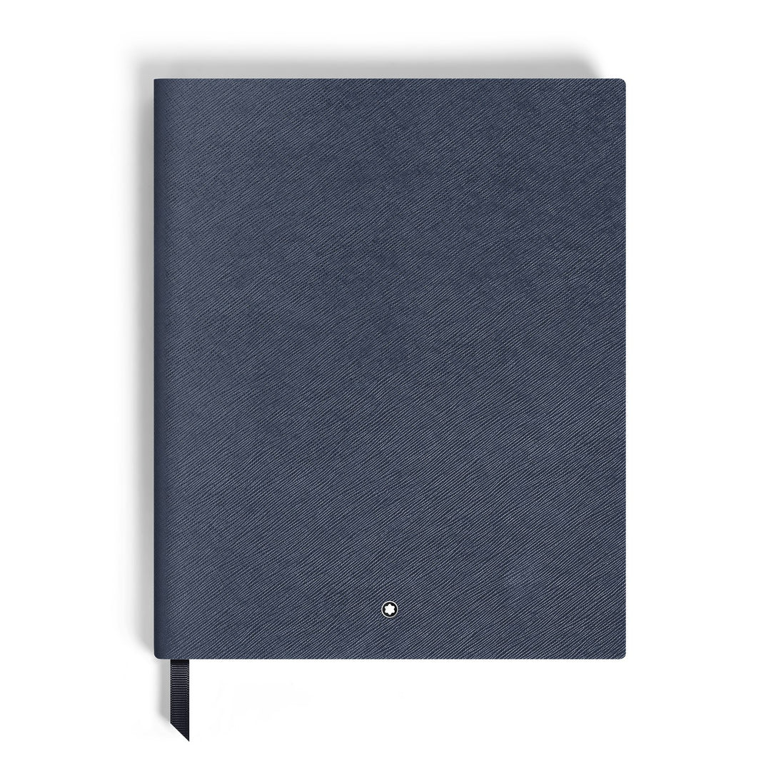 Montblanc Notebook Large, Saffiano Leather, Blue - Lined Pages MB134738