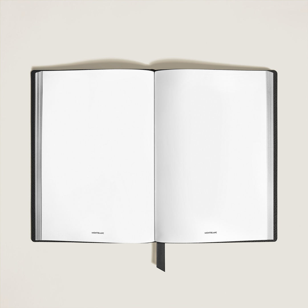 Montblanc Notebook Medium, Saffiano Leather, Black - Blank Pages MB134751