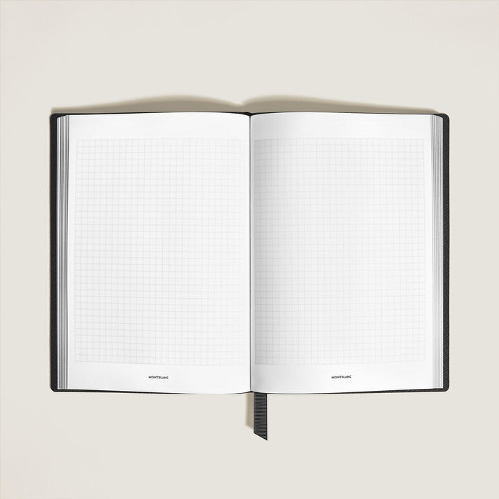 Montblanc Notebook Medium, Saffiano Leather, Black - Squared Pages MB134752