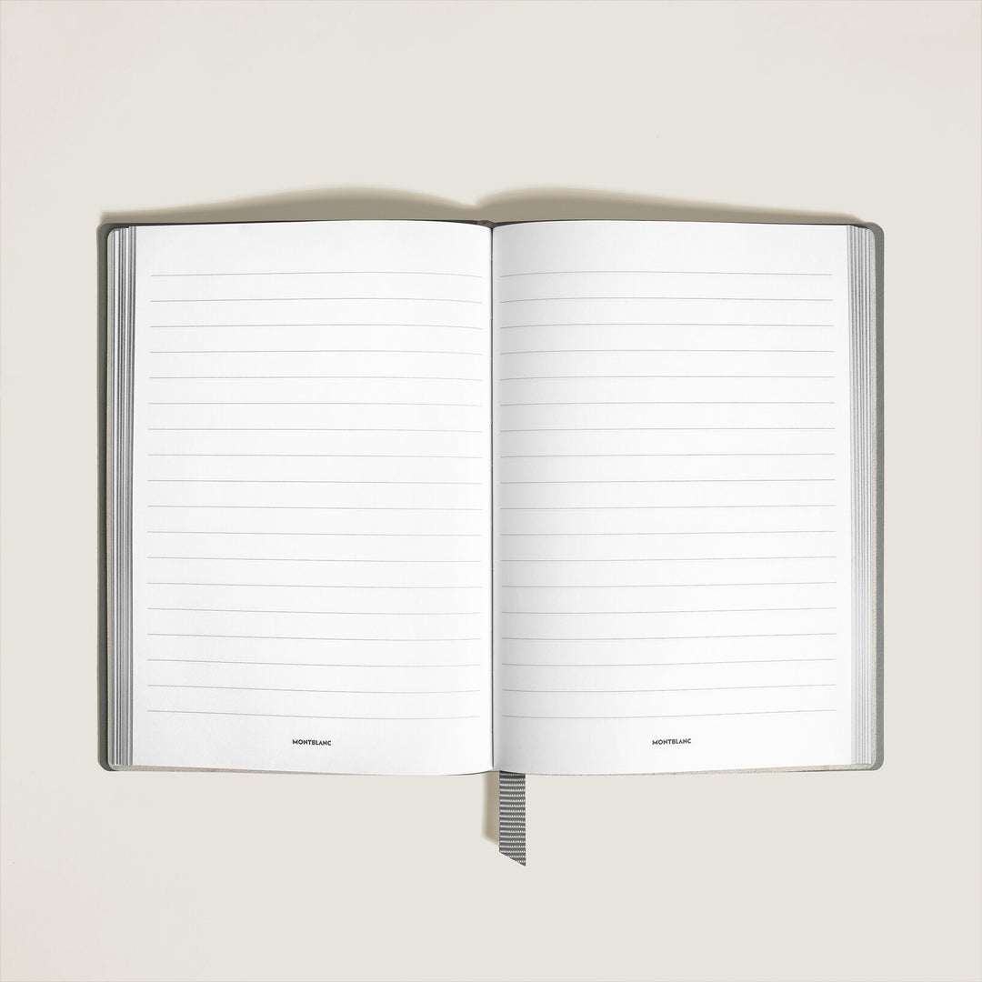 Montblanc Notebook Medium, Saffiano Leather, Medium Grey - Lined Pages MB134753