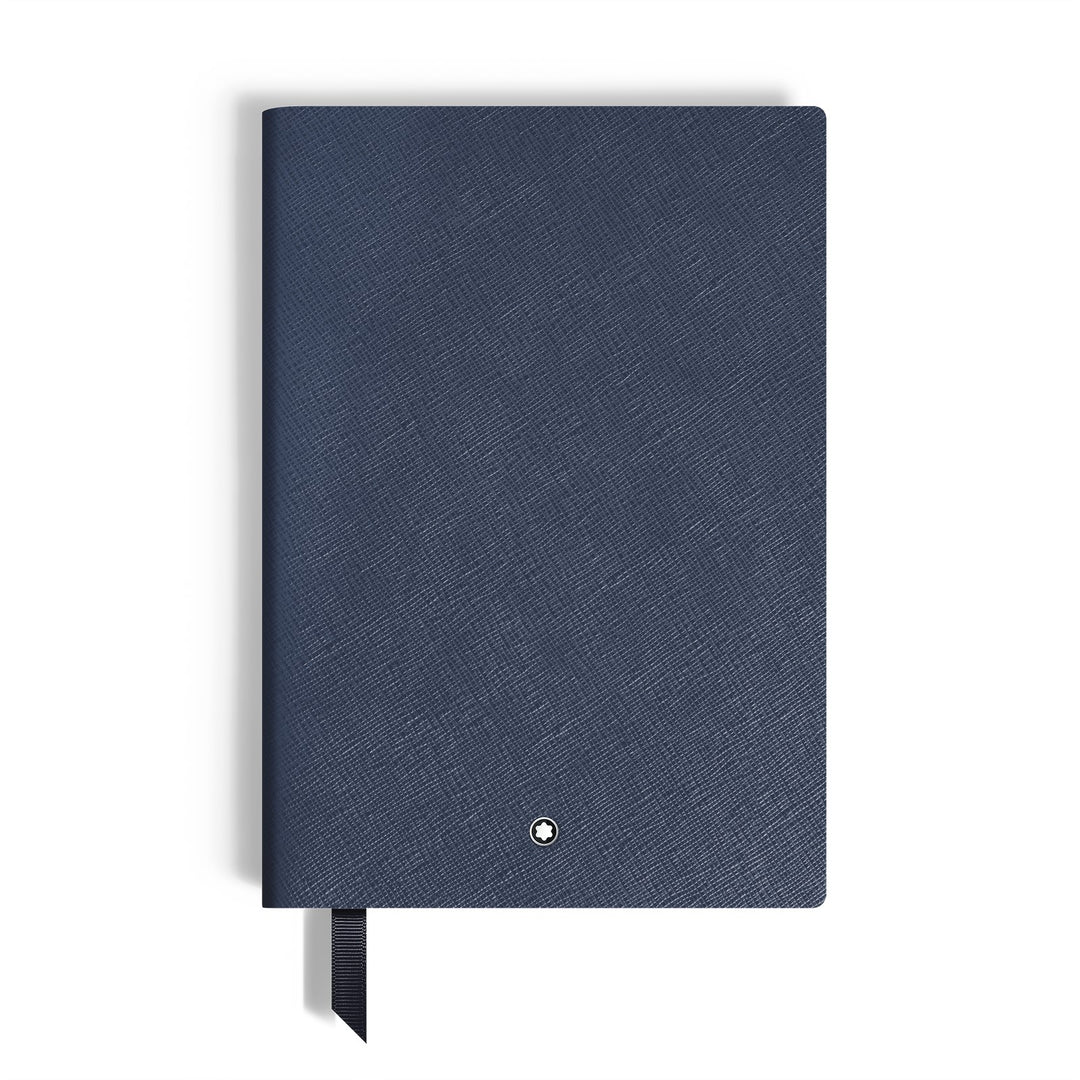 Montblanc Notebook Medium, Saffiano Leather, Blue - Lined Pages MB134756