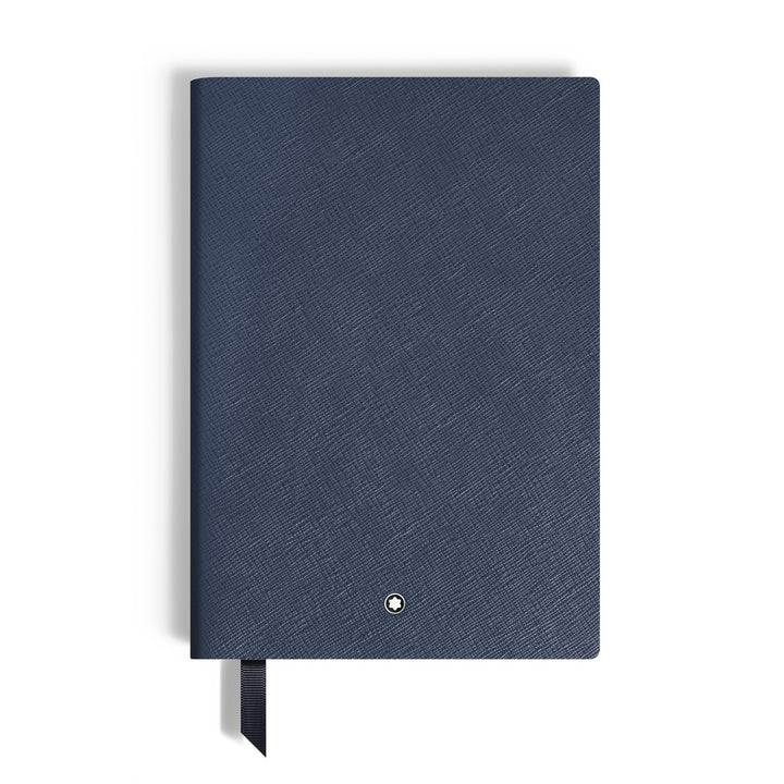 Montblanc Notebook Medium, Saffiano Leather, Blue - Lined Pages MB134756