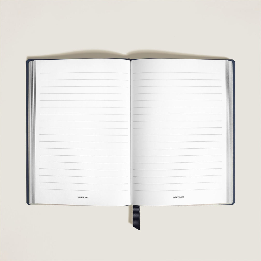 Montblanc Notebook Medium, Saffiano Leather, Blue - Lined Pages MB134756