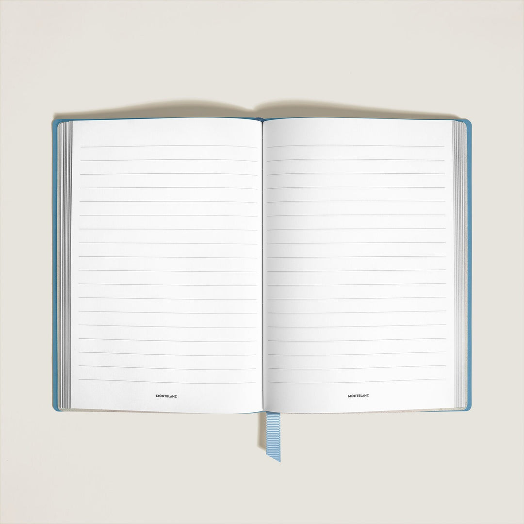 Montblanc Notebook Medium, Saffiano Leather, Pale Blue - Lined Pages MB134759