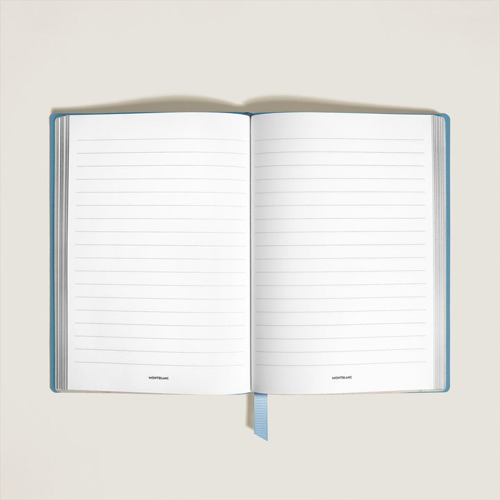Montblanc Notebook Medium, Saffiano Leather, Pale Blue - Lined Pages MB134759