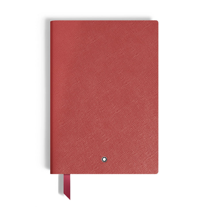 Montblanc Notebook Medium, Brick Red Leather, Red, Lined Pages MB134762
