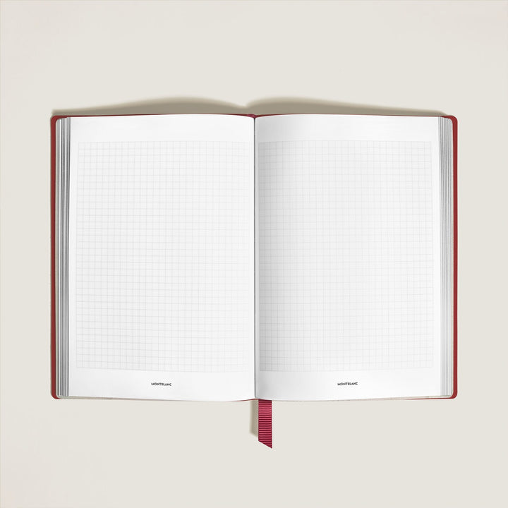 Montblanc Notebook Medium, Saffiano Leather, Red - Squared Pages MB134764