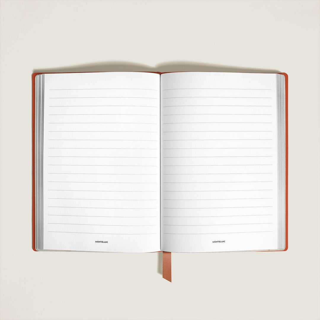 Montblanc Notebook Medium, Cayenne Leather, Burgundy, Lined Pages MB134765