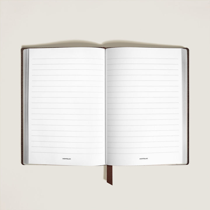 Montblanc Notebook Medium, Saffiano Leather, Tobacco - Lined Pages MB134768